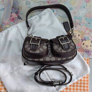 Coach Double Pocket Shoulder Bag